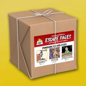 Pakket Escape Pages - Pinguïns en krijtjes (NL)