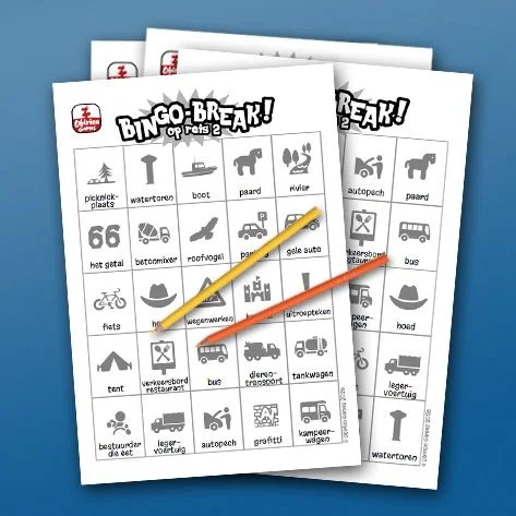 Bingo-Break: Op reis 1 — Obirion Games print and play