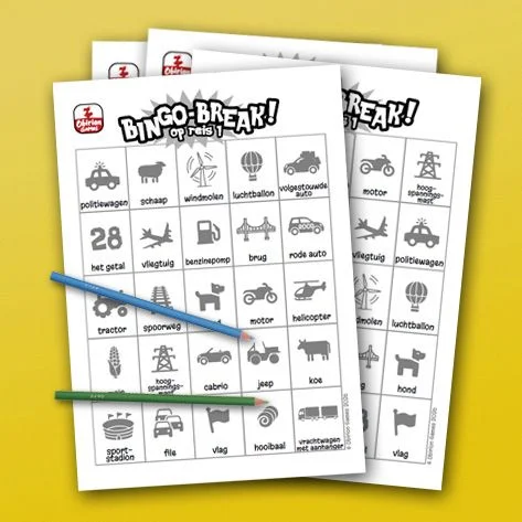 Bingo-Break: Op reis 2 — Obirion Games print and play
